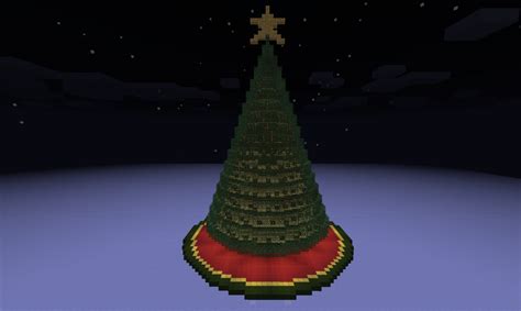 Christmas Tree (Red-Stone Lit) Minecraft Map