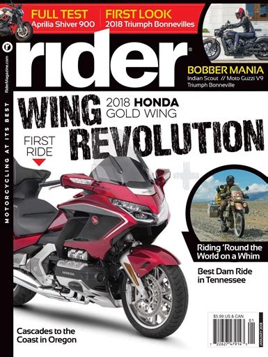 Rider Magazine - January 2018 Back Issue