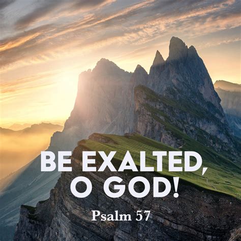 Psalm 57: Be Exalted, O God! – God Centered Life