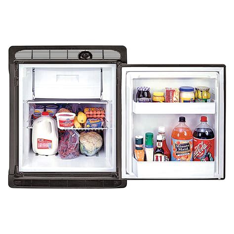 Norcold® DE0041R - 3.6 cu ft Black RV Refrigerator with Freezer ...