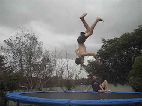 cool trampoline tricks - YouTube