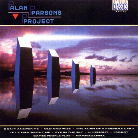 Alan Parsons Project - Pop classics | Alan parsons project, Alan ...