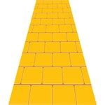 Yellow Brick Road Floor Runner