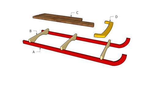 Wooden sled plans | HowToSpecialist - How to Build, Step by Step DIY Plans