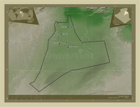 Ouargla, Algeria. Wiki. Labelled Points of Cities Stock Illustration - Illustration of country ...