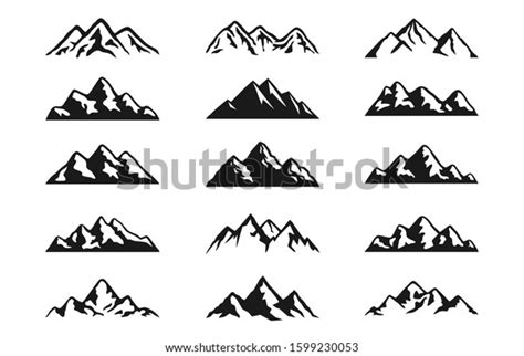 2,013 Mountain Clipart Black White Images, Stock Photos, and Vectors | Shutterstock