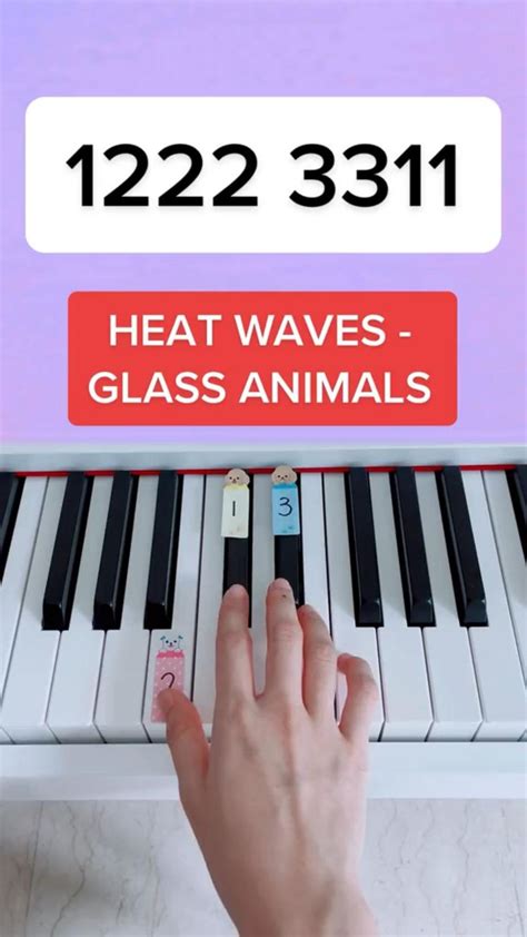 Heat Waves - Glass Animals (Piano Tutorial) #easypianotutorial | Easy piano songs, Piano ...