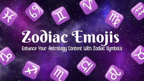 Zodiac Emojis: ♈️ Enhance Your Astrology Content ♌️ | 🏆 Emojiguide