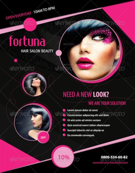 FREE 20+ Hair Salon Flyer Templates in AI | PSD | MS Word | EPS | Pages ...