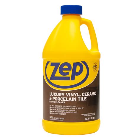 Luxury Vinyl, Ceramic and Porcelain Tile Floor Cleaner - 64 oz. – Zep Inc.