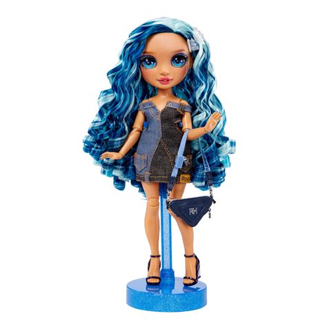 Rainbow High Fantastic Fashion Skyler Bradshaw - Blue 11” Fashion Doll ...