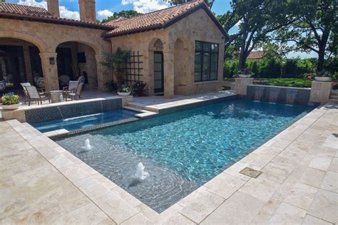 Tuscan style pool and waterfall designer: charlie claffey project manager: brent schumacher ...