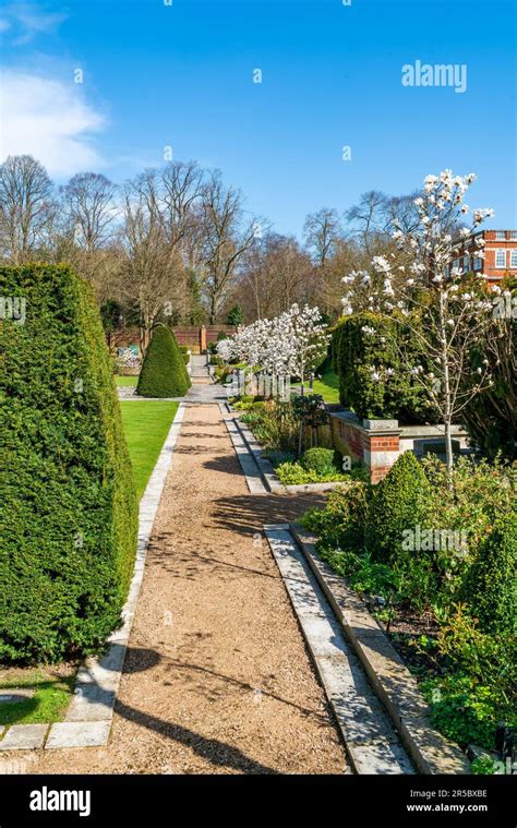 LONDON, UK - MARCH 30, 2021: Golders Hill Park is a formal park in ...