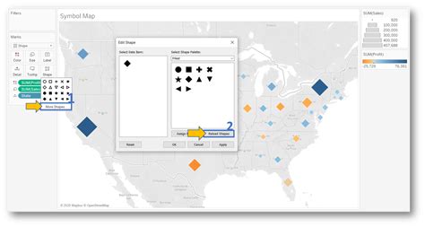 Tableau ( Symbol map in tableau)