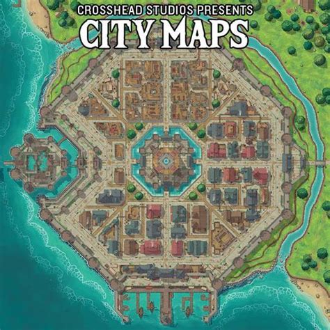 Map Pack Vol 2 - City Maps | Roll20 Marketplace: Digital goods for online tabletop gaming