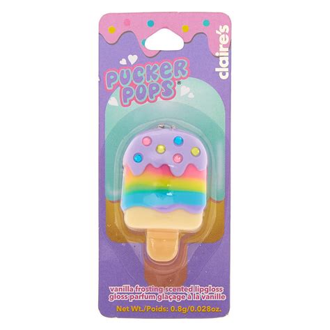 Pucker Pops Popsicle Bling Lip Gloss - Vanilla Frosting in 2020 | Pucker pops, Bling lips, Lip ...