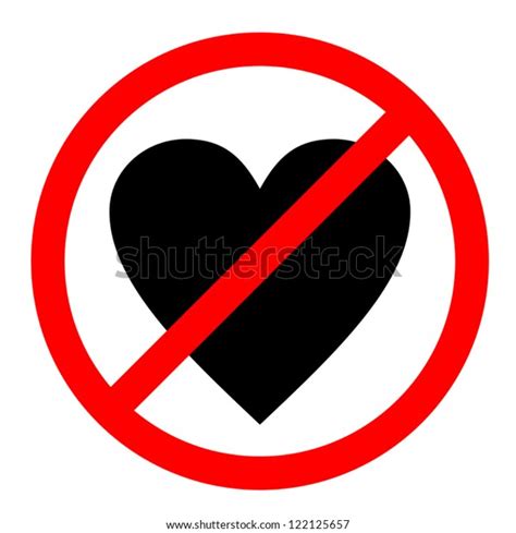 No Love Stock Vector (Royalty Free) 122125657 | Shutterstock