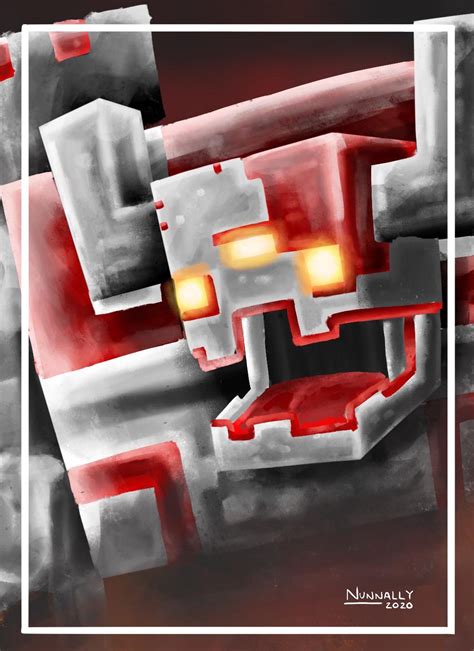 Redstone Monstrosity Fan Art : r/MinecraftDungeons