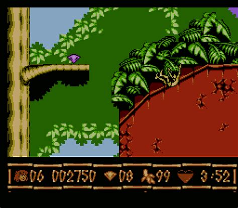 The Jungle Book (1994) by Virgin / Eurocom NES game