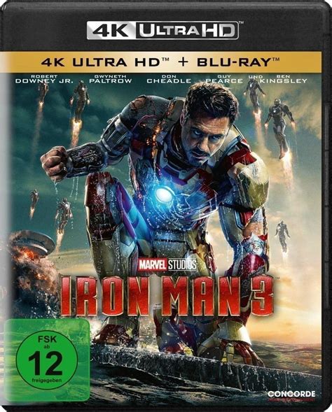 Iron Man 3 [4K Ultra HD] [Blu-ray]: Amazon.ca: Robert Jr. Downey, Shaun ...