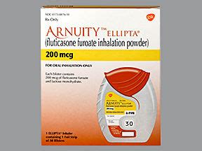 Arnuity Ellipta side effects and drug details