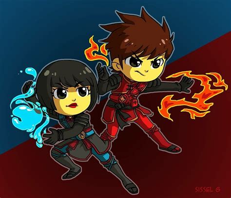 Kai and Nya | Ninjago, Ninjago kai, Lego ninjago