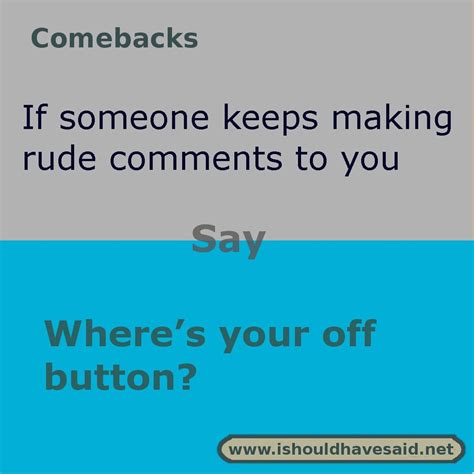 Pin on Comebacks for any situation