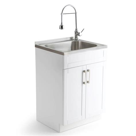 White Slop Utility Sink With Cabinet, Rs 10500 /piece United Kitchen Equipment | ID: 19574311030