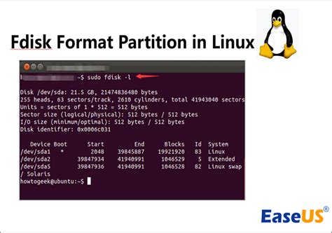 How to Use Fdisk Format Partition in Linux [Step-by-Step Solution]- EaseUS