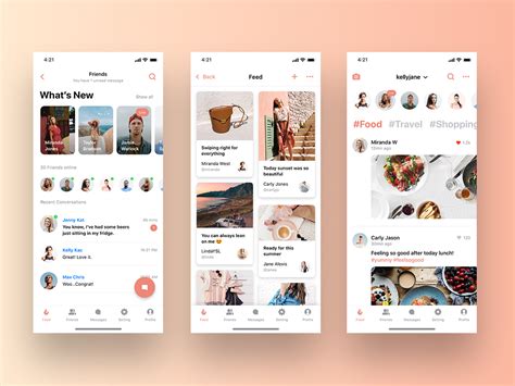 News Feed iOS Mobile App UI Design by Zeus Digital on Dribbble