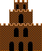 Super Mario World Castle Background