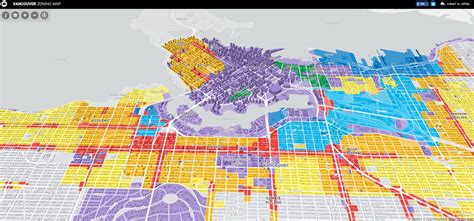 Vancouver zoning map - Vivid Maps