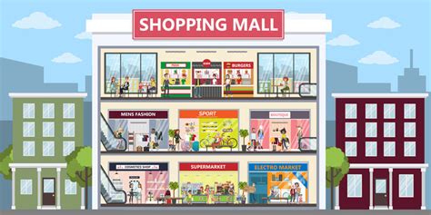 Shopping Mall Cartoon Images – Browse 24,101 Stock Photos, Vectors, and ...