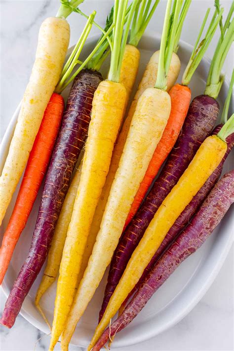 Roasted Rainbow Carrots (Glazed) - Cooking For My Soul