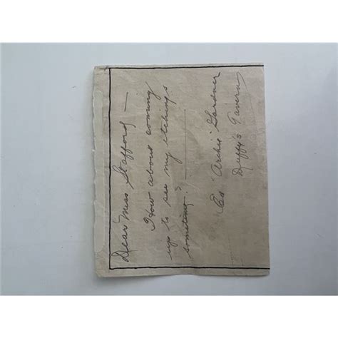 Duffy's Tavern radio show host Ed Archie Gardner signed note