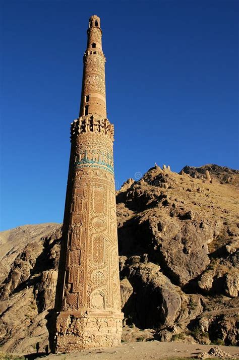 The Minaret of Jam, a UNESCO Site in Central Afghanistan Stock Image - Image of historical ...