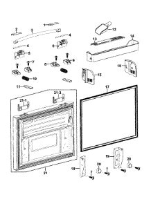 RF268ABRS/XAA-00 Samsung Refrigerator Parts & Free Repair Help ...