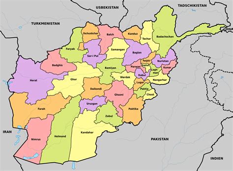 Maps of Afghanistan | Detailed map of Afghanistan in English | Military map of Afghanistan ...