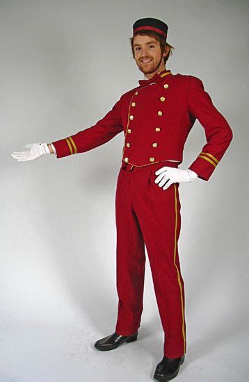 traditional bellhop uniform | Outfits, Hotel uniform, Cool outfits