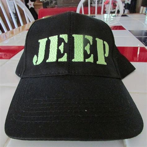 Jeep lover black hat with Jeep logo