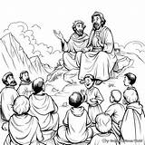 Sermon On The Mount Coloring Pages Printable For Free Download sketch template