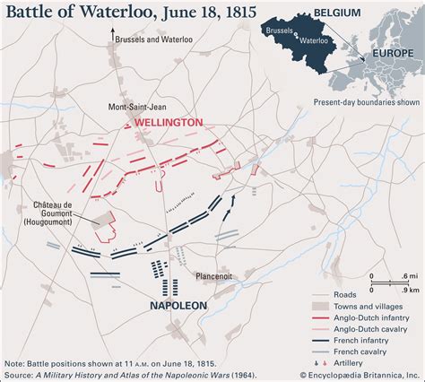 1784-1860 Militaria Map Crisis Of The Battle Battle of Waterloo 18 June 1815 tagumdoctors.edu.ph