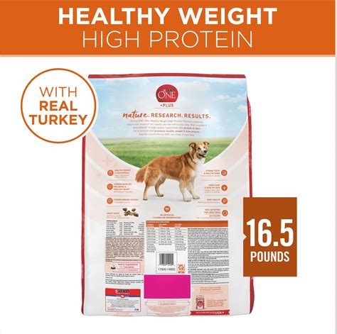 Purina ONE SmartBlend Healthy Weight Adult Formula Dry Dog Food, 16.5-lb bag - Chewy.com