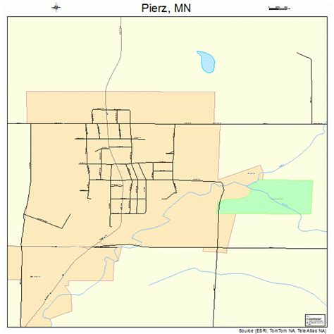 Pierz Minnesota Street Map 2750776