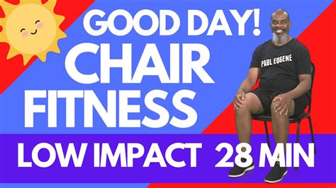 28 Minute Chair Fitness Seated Cardio Exercise Workout – pauleugenevideos