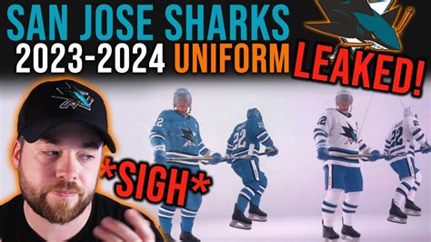 San Jose Sharks 2023-2024 Uniform Rebrand LEAKED! - YouTube