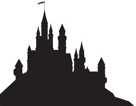 Castle Silhouette PNG Clip Art png download - 8000*6241 - Free Transparent Silhouette png ...