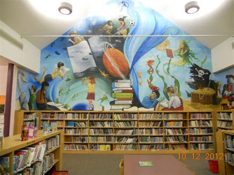 School Library Wall Murals - Mural Wall