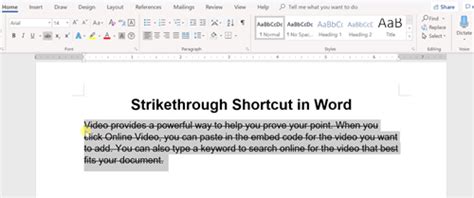 What’s the Shortcut for Strikethrough? Here it is