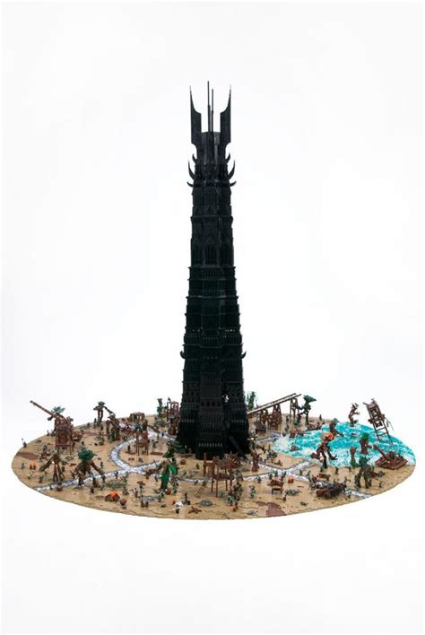 Awesome LEGO Isengard/Orthanc...so cool! Credit: http://www.flickr.com/photos/onelug/6191547270 ...